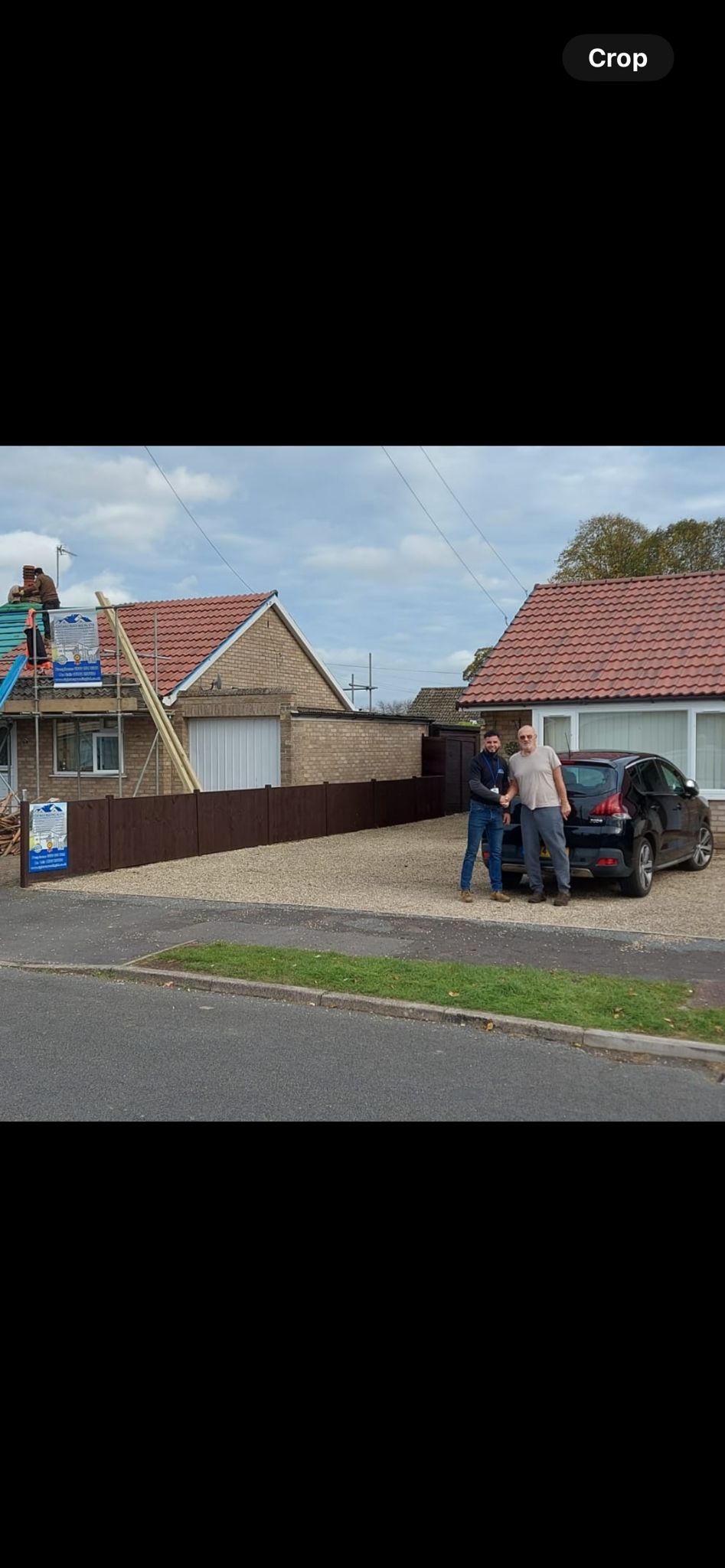 Rightway Roofing team at work