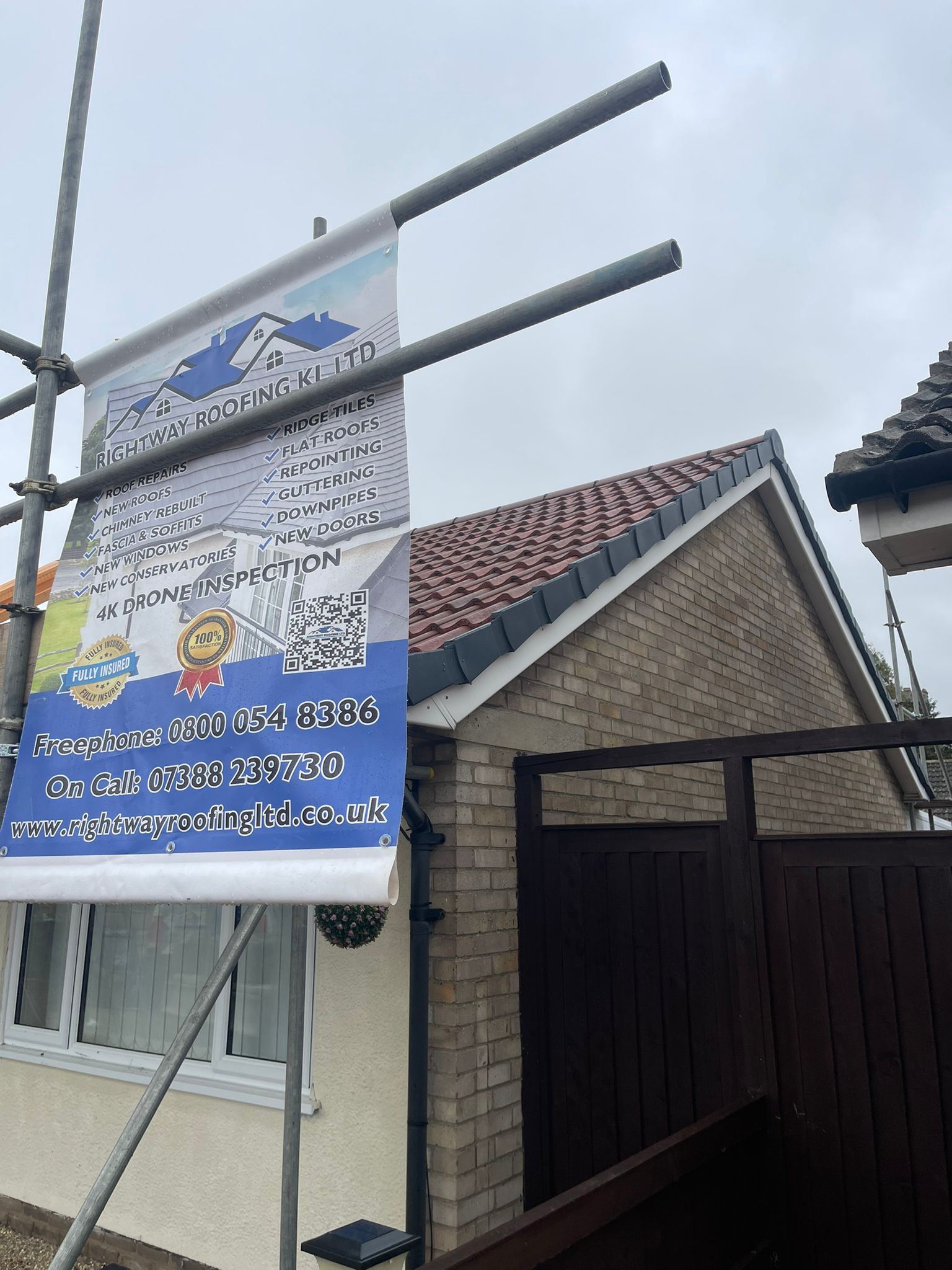 Guttering installation