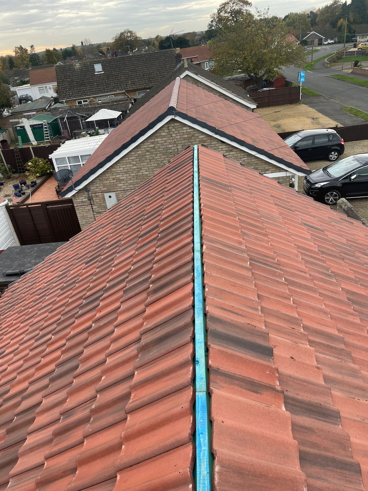 Professional roof inspection